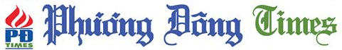 A blue and white logo for the daily advertiser.